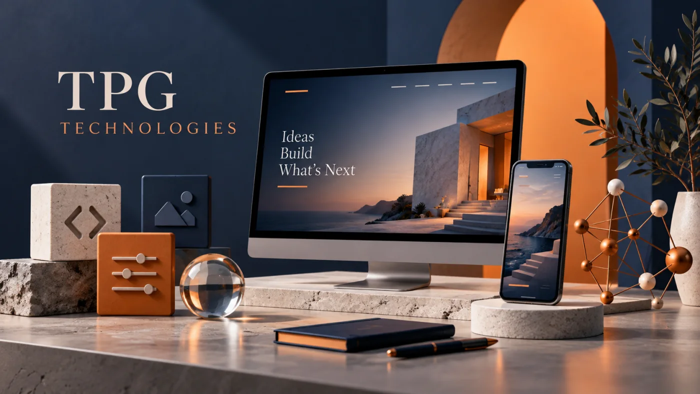 TPG TECHNOLOGIES — illustration : création de sites web et applications mobiles
